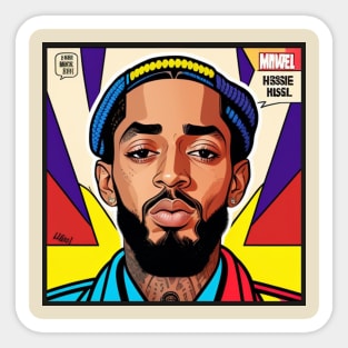 Pop Art Nipsey Vinyl Album Cover Sticker